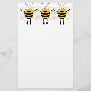 Papeterie Trois abeilles caricaturales