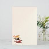 Papeterie Trois chevaux antiques 2STATIONERY (Debout devant)