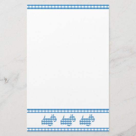 Papeterie Trois chiens écossais En vichy (Devant)