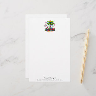 Papeterie Tropical Christmas Holiday Palm Tree