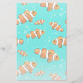Papeterie Tropical Clownfish & Bubbles Motif (Devant)