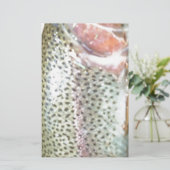 Papeterie Truite arc-en-ciel (Debout devant)