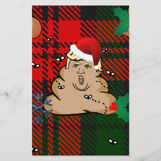 Papeterie trump à la décharge de noël (Devant)