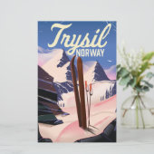 Papeterie Trysil Norvège ski (Debout devant)