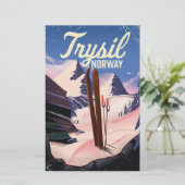 Papeterie Trysil Norvège ski (Debout devant)