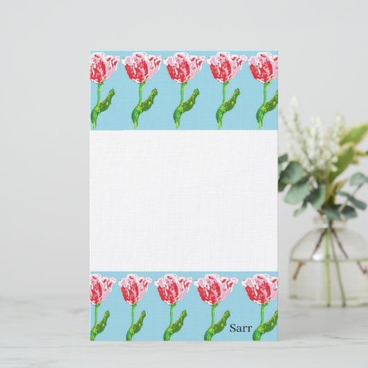 Papeterie : Tulipes (Debout devant)