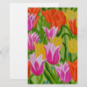 Papeterie Tulipes (Devant / Derrière)
