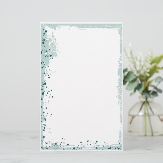 Papeterie turquoise (Debout devant)