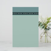 Papeterie Turquoise et turquoise (Debout devant)