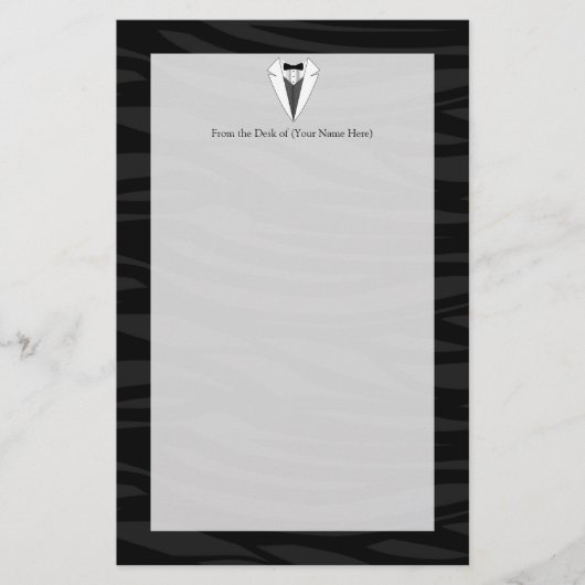 Papeterie Tuxedo noir/blanc (Devant)