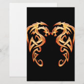 Papeterie Twin Dragons (Devant / Derrière)