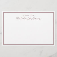 Typographie minimale Décontracté Script Pastel Ros