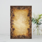 Papeterie typographie rustique mariage campagnard occidental (Debout devant)