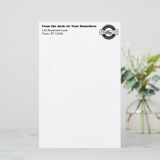 Papeterie U.S. Bataillon de construction de marine (Debout devant)