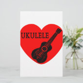 Papeterie Ukulele Love (Debout devant)