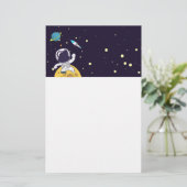 Papeterie Un astronaute flotte dans l'espace (Debout devant)