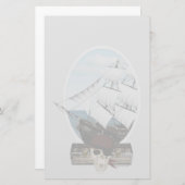 Papeterie Un bateau pirate (Devant / Derrière)