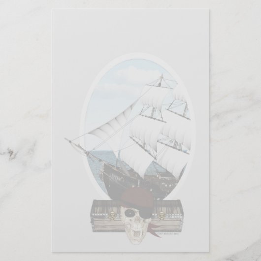 Papeterie Un bateau pirate (Devant)