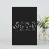 Papeterie Un Deux Trois Cat Abstrait Français Kitty (Debout devant)