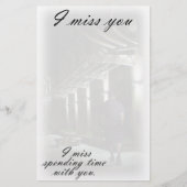 Papeterie Une promenade solitaire (Devant)