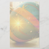 Papeterie Une Teardrop en forme d'ornement de Noël (Devant)