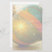 Papeterie Une Teardrop en forme d'ornement de Noël (Devant / Derrière)