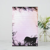 Papeterie Unicorne mystique avec lignes (mystique) (Debout devant)