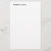 Papeterie Unique minimaliste moderne (Devant)