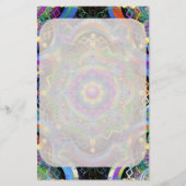 Papeterie Univers Mandala Couleurs Psychédéliques (Devant)