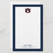 Papeterie Université d'Auburn | Auburn UA Logo (Devant / Derrière)