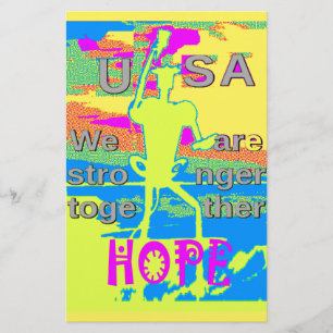 Papeterie USA Unity Design : Espoir et force