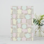 Papeterie Ustensiles de cuisine Motif 2 (Debout devant)