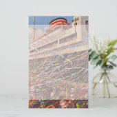 Papeterie Vacances en bateau de croisière vintage; Bon Voyag (Debout devant)