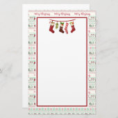 Papeterie Vacances Motif de Noël moche (Devant / Derrière)