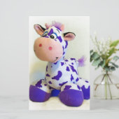 Papeterie Vache pourpre (Debout devant)