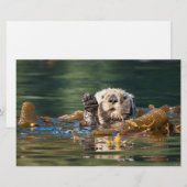 Papeterie Vague Louter de mer (Devant / Derrière)