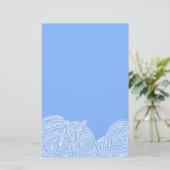 Papeterie Vagues bleues (Debout devant)