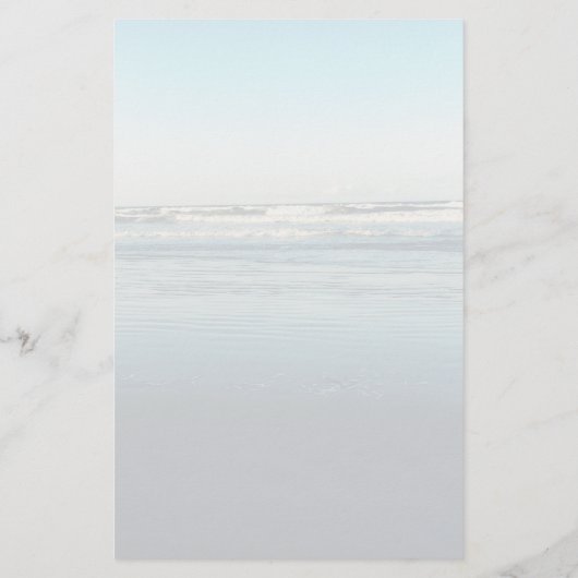 Papeterie Vagues roulantes dans du papier d'écriture monogra (Dos)