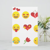 Papeterie Valentine Emojis (Debout devant)