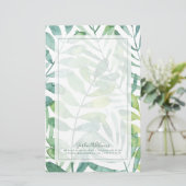 Papeterie Valse fronde - Feuilles Palm Frond (Debout devant)