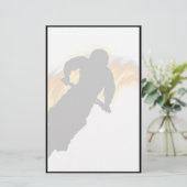 Papeterie Vélo Off Road Dirt avec flammes (Debout devant)