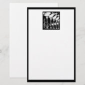 Papeterie Verres Champagne (Devant / Derrière)