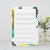 Papeterie Verrouillage des cercles jaunes et bleus (Debout devant)