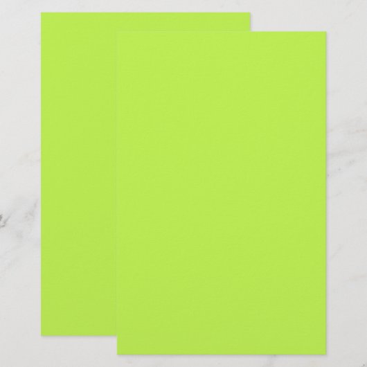 Papeterie Vert (Devant / Derrière)