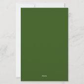 Papeterie Vert mousse Deux Monogramme Bordure épaisse et fin (Dos)