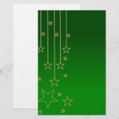 Papeterie Vert Noël (Devant / Derrière)