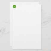 Papeterie Vert Sun Mandala (Devant / Derrière)