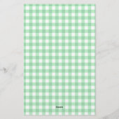 Papeterie Verte En vichy Vérifier Périwinkle Felt Frame (Dos)