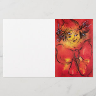 Papeterie VÊTEMENT AVEC RIBBON ROUGE / Bal mascarade vénitie