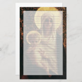 Papeterie Vierge et enfant, 1872 (Devant / Derrière)